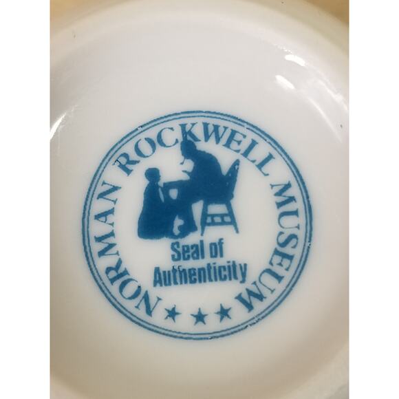 Norman Rockwell Coffee Mug Teacup 10oz Bedtime 4 1/4" The Lighthouse 1982 x2 - Picture 12 of 13